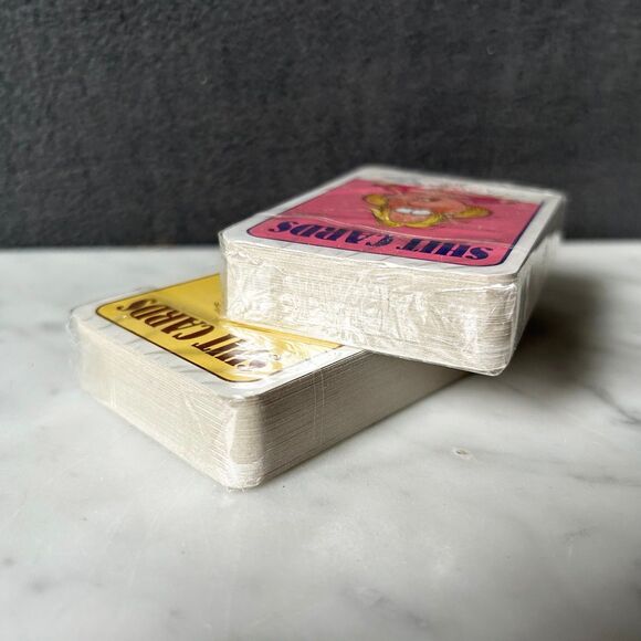 Humorous Cartoon Playing Cards S**t Cards 2 Decks Sealed Vintage Made in Belgium - Picture 4 of 7